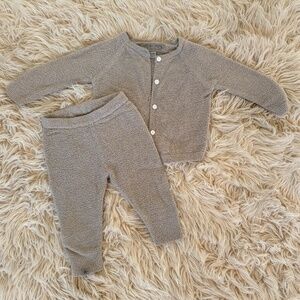 Barefoot Dreams CozyChic Lite Infant Classic Cardi & Pant Set